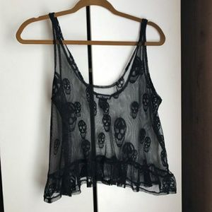 Hottopic Skull Top